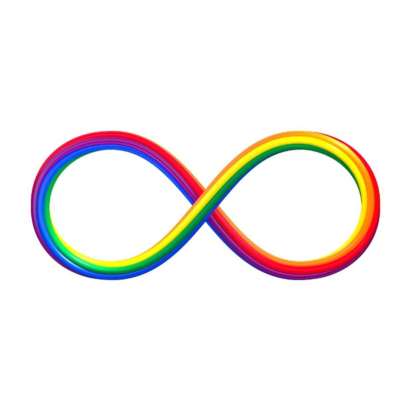 Infini Infinity Symbol Arc-en-ciel LGBT
