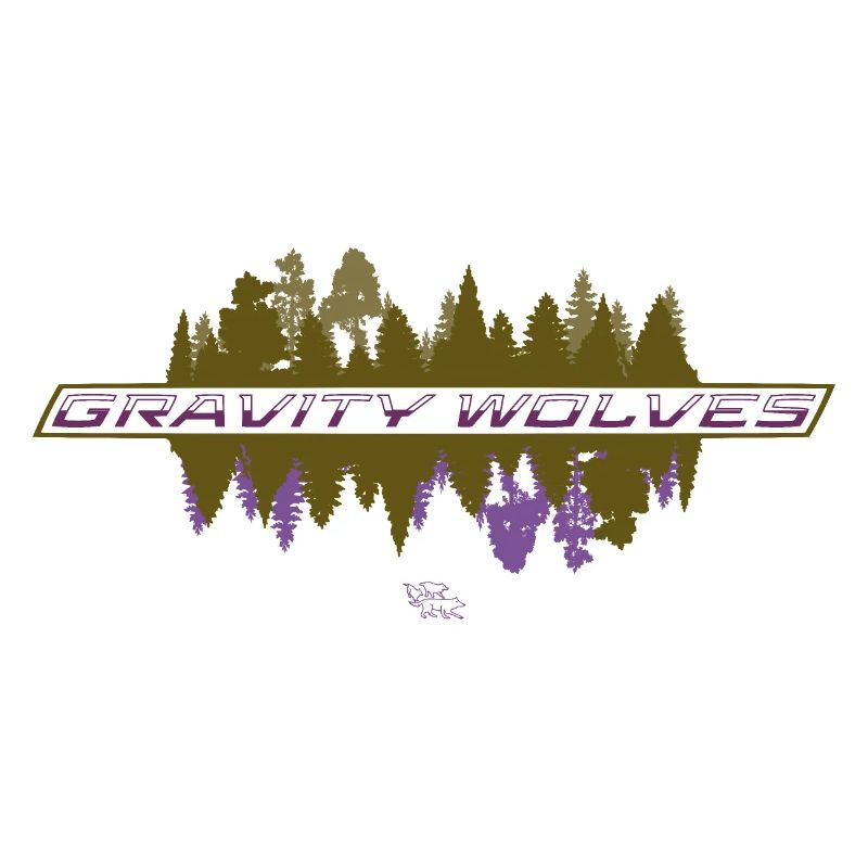 Gravity Wolves Woods reflected