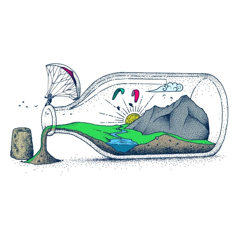 Planeurs dans une bouteille