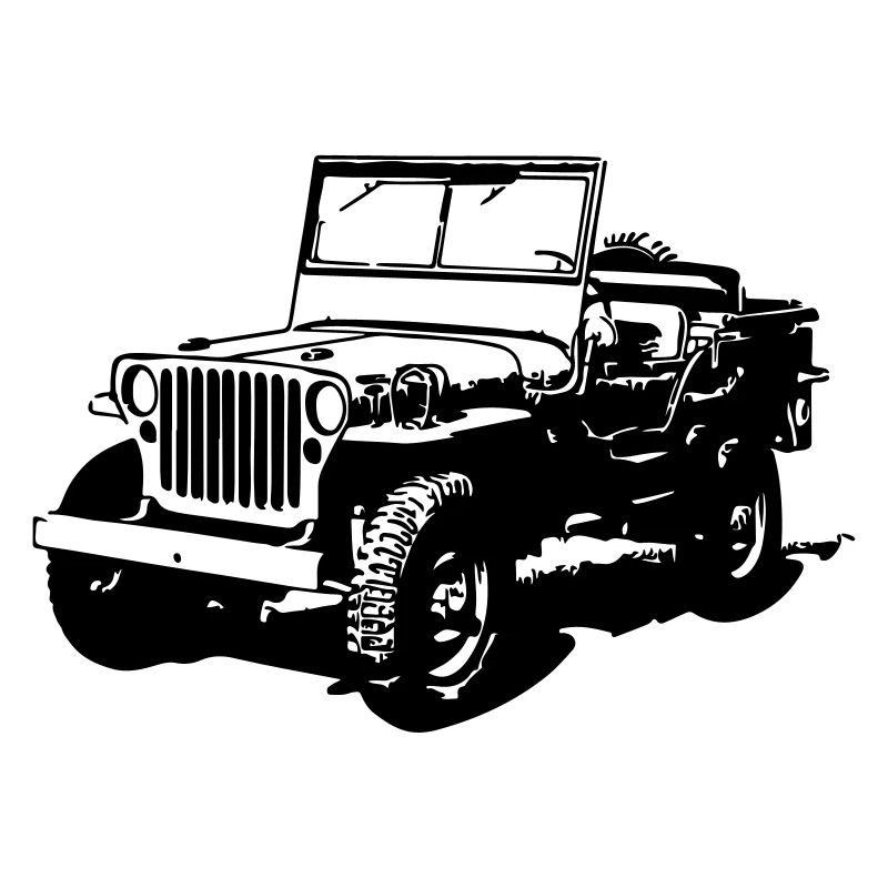 AVM Jeep 4x4 - VECTEUR - DESIGN MULTICOLORE