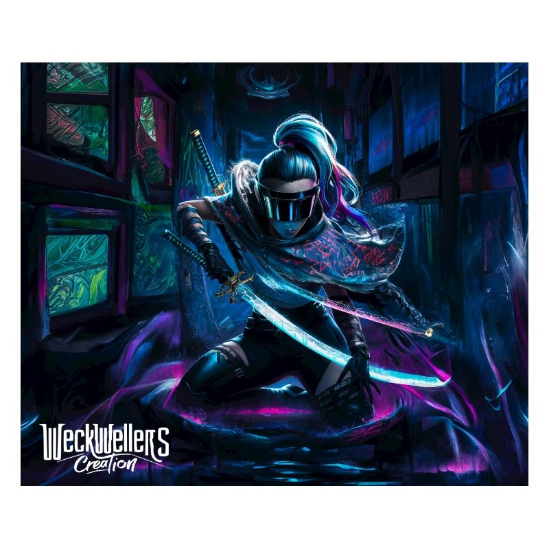 Graffiti Anime Samurai