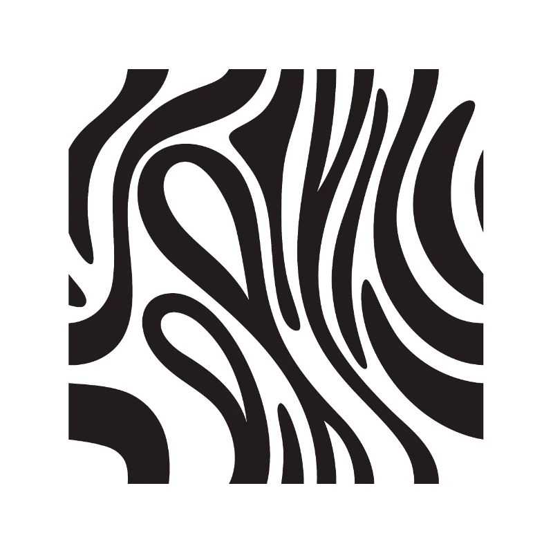 Zebra-Dekoration - Afrikanische Savanne-Effekt