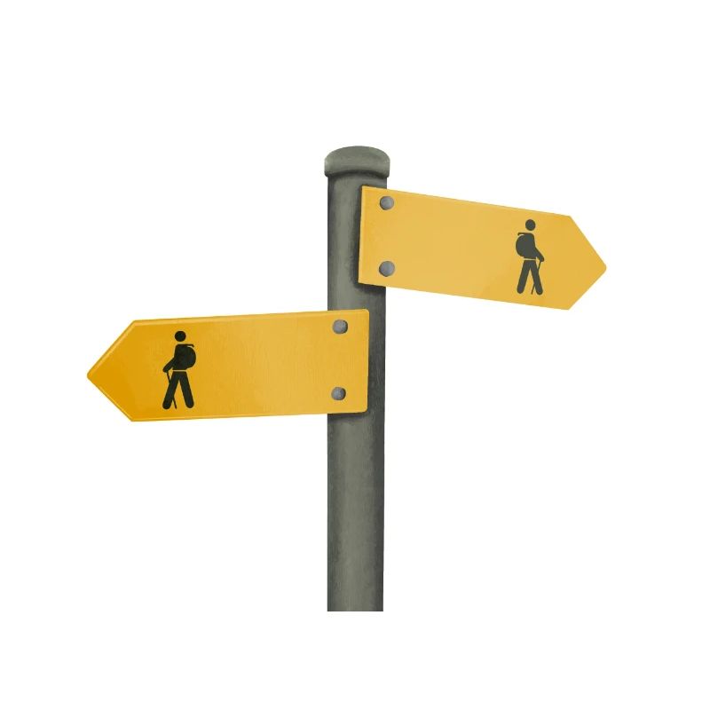 Wanderschild Wegweiser