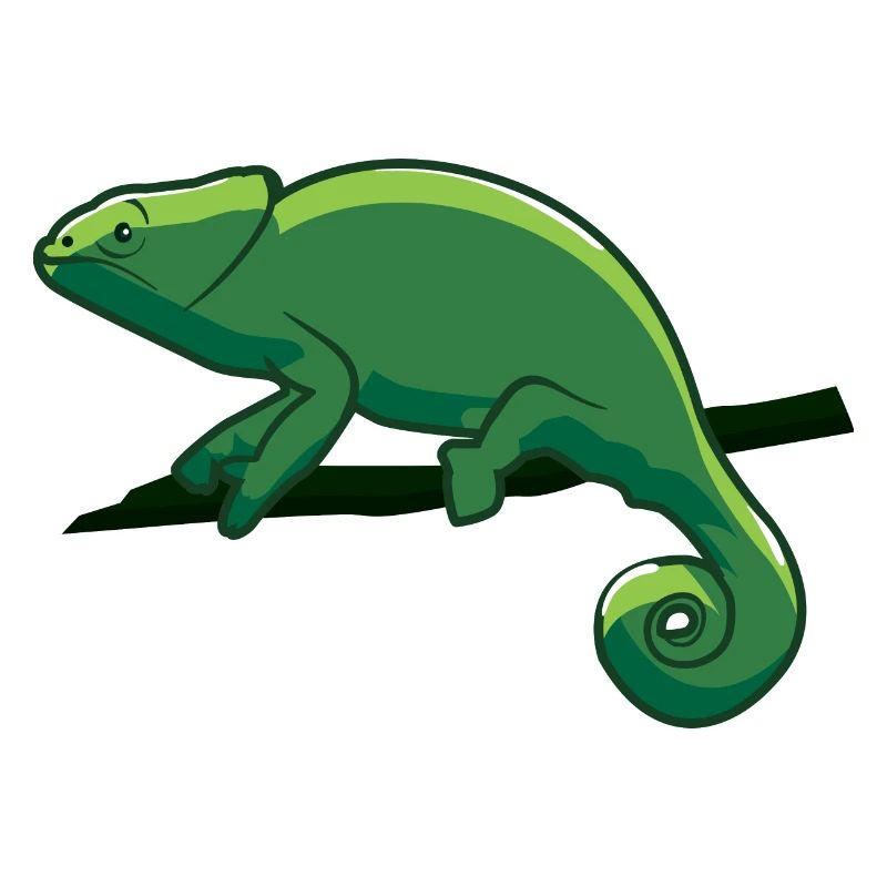 Caméléon vert