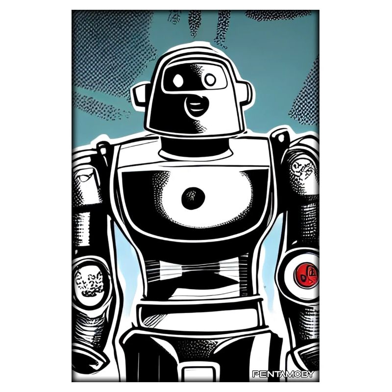 Robot Comic Future Cyborg Machine Technology