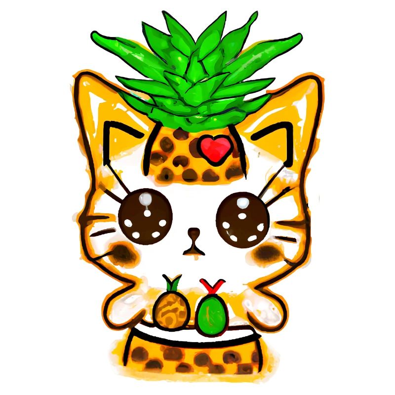 Pineapple Cat