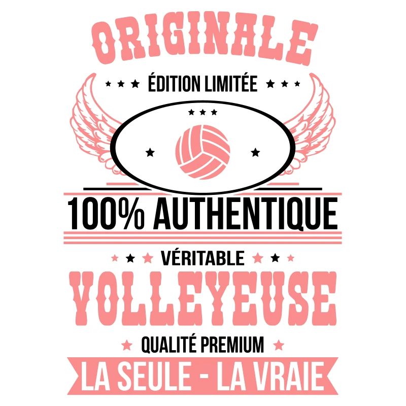 Authentique et véritable volleyeuse - Originale