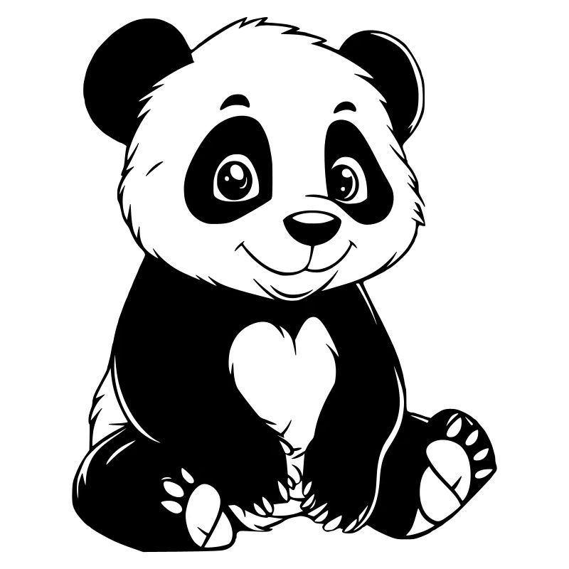 Ours panda mignon