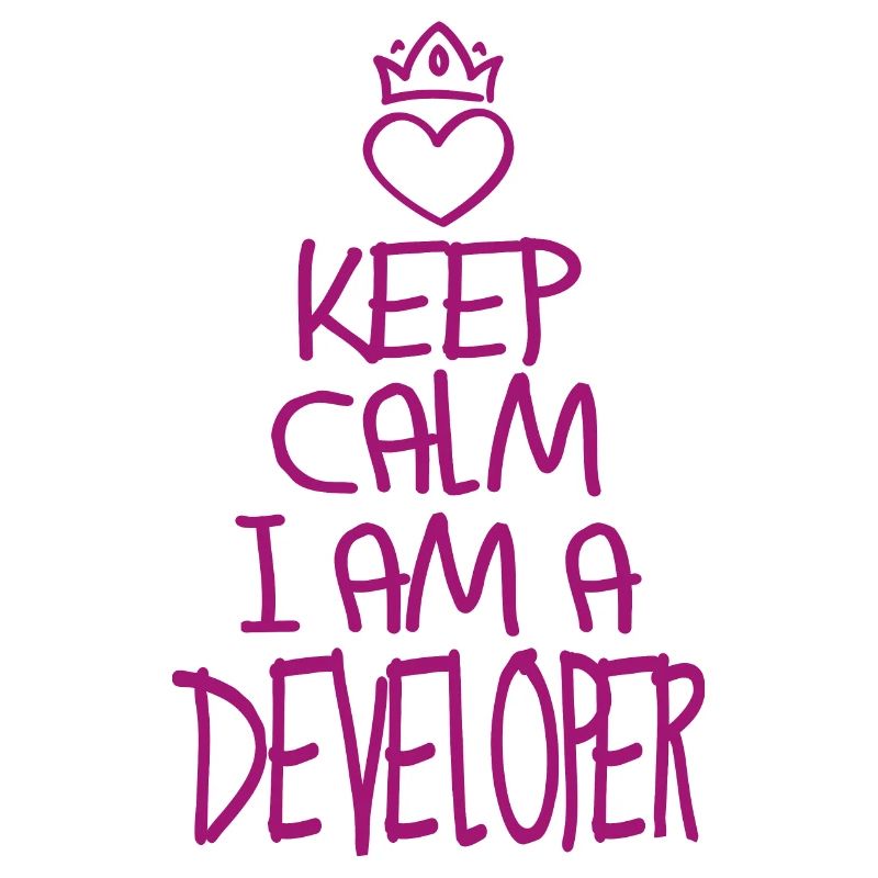 Keep Calm Softwareentwickler cool Geschenk
