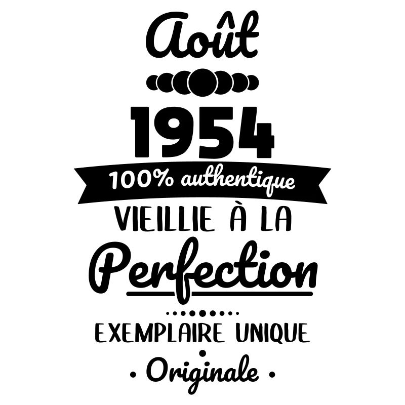 Anniversaire 70 ans - Août 1954 Originale