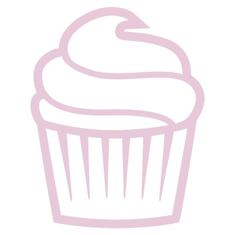 Cupcake einfarbig