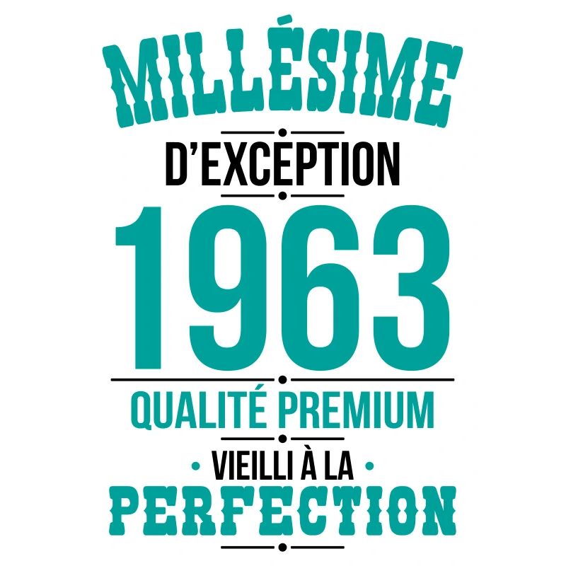Anniversaire 60 ans - Millésime d'Exception 1963