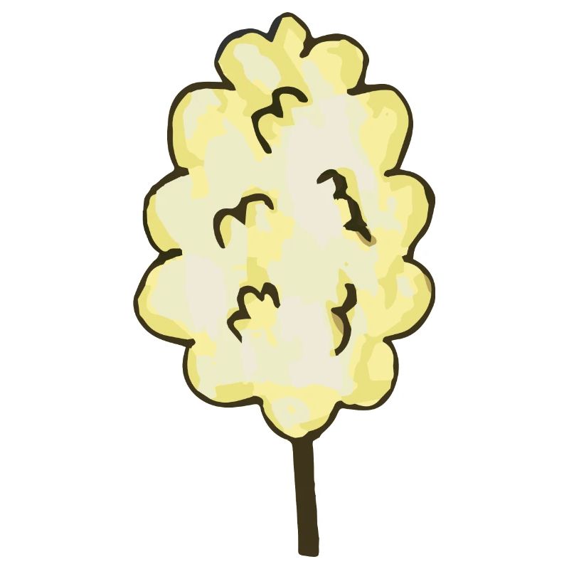 Barbe à papa jaune