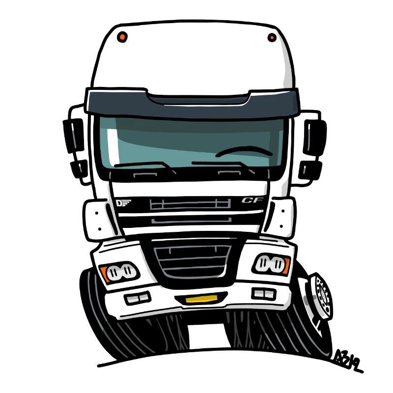 0810 D camion CF blanc