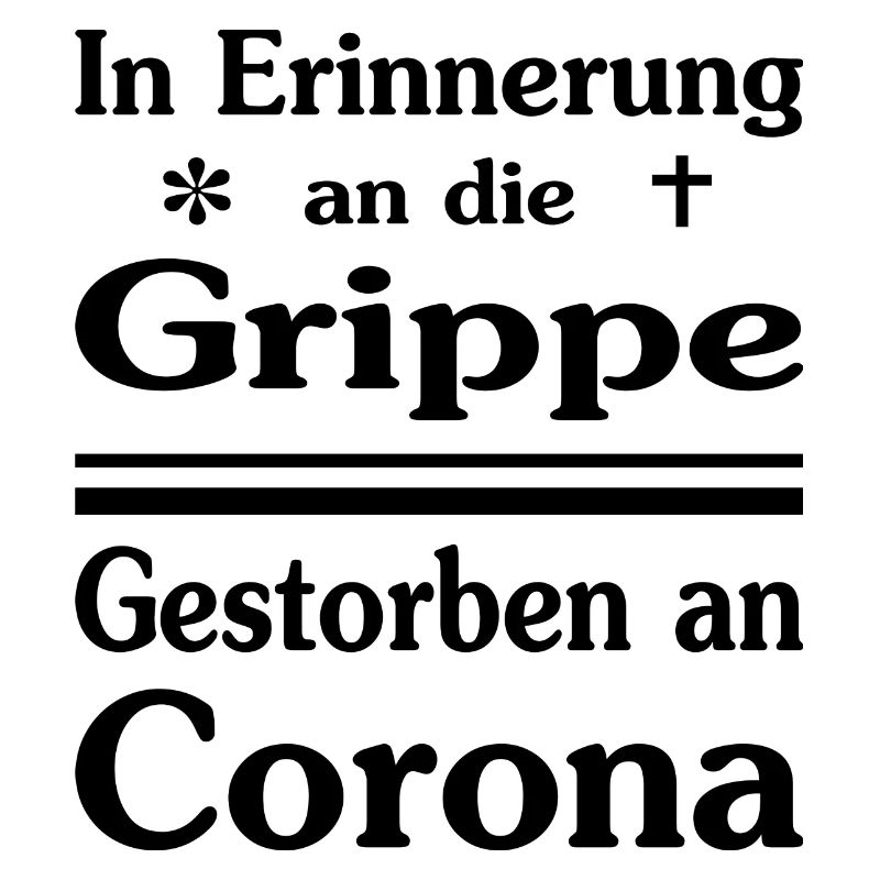 In Erinnerung...Grippe-Corona-Virus- Version 1