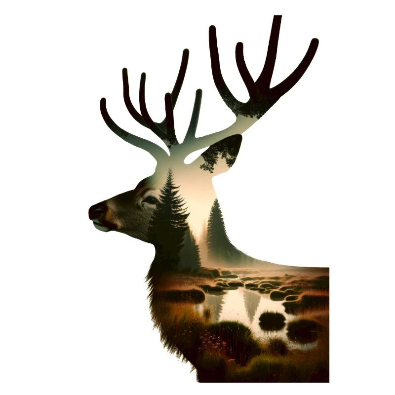 Nature in Deer Pattern