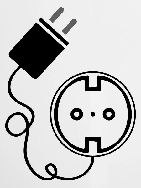 Steckdose Icon Strom