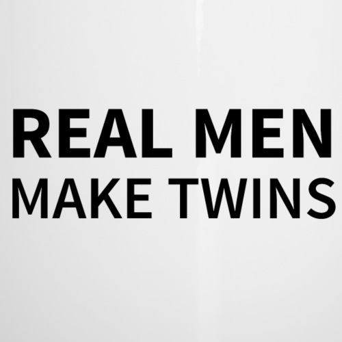 Real Men make Twins - Emaille-Tasse