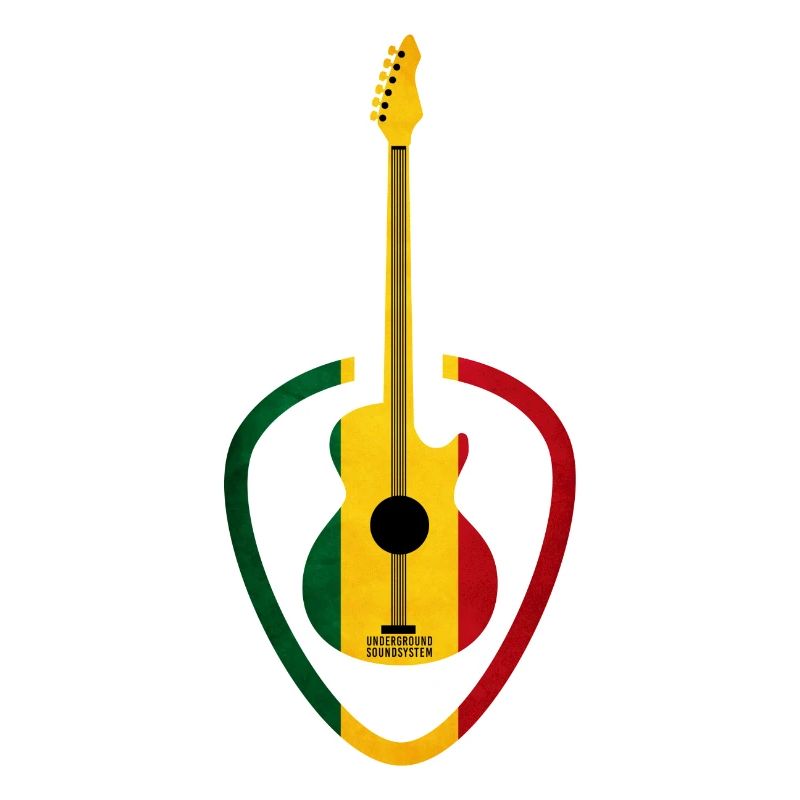 Rastafarian-tone guitar
