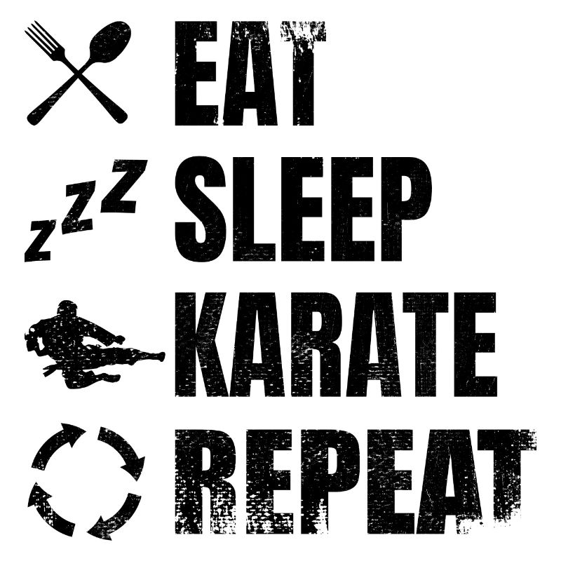 Routine de karatéka