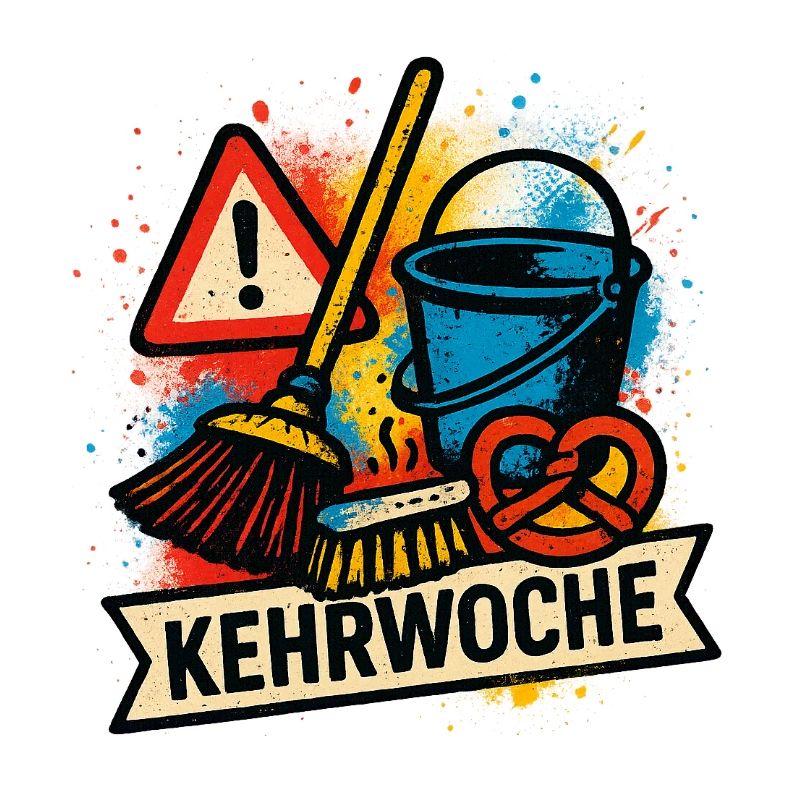Typical Swabian sweeping week