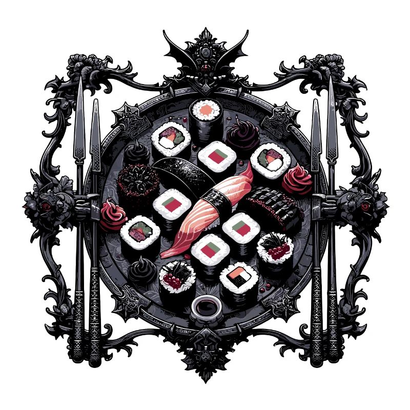 Goth Sushi Sushi im Gothic Stil