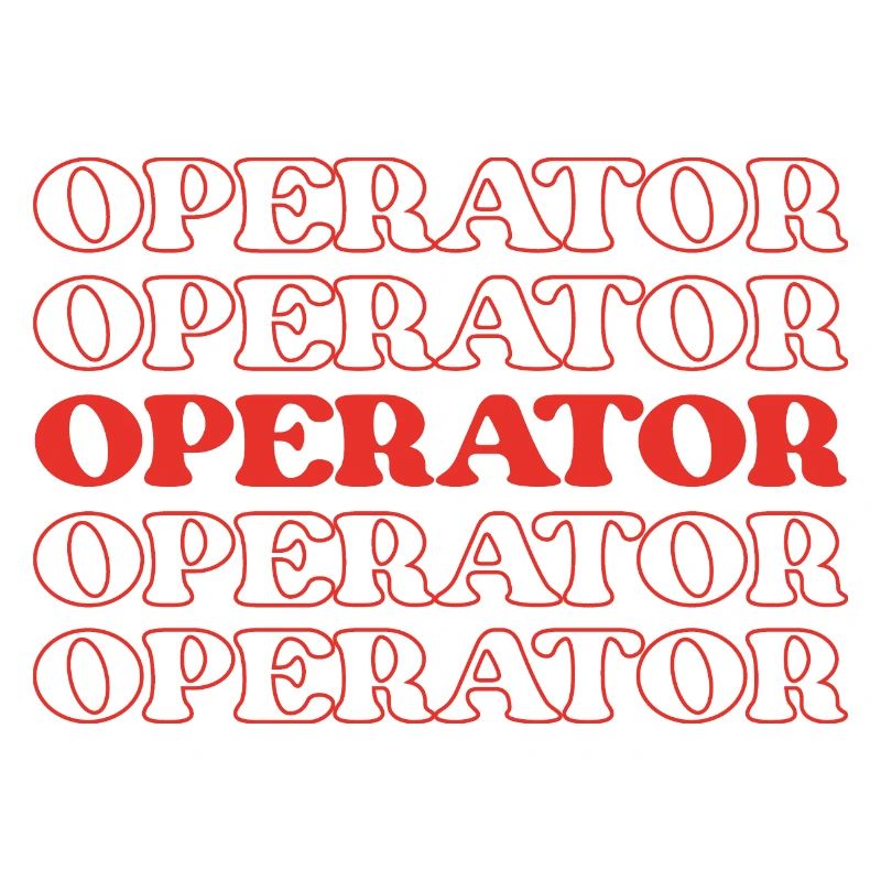 Operator Worker Technician Specialist Employee