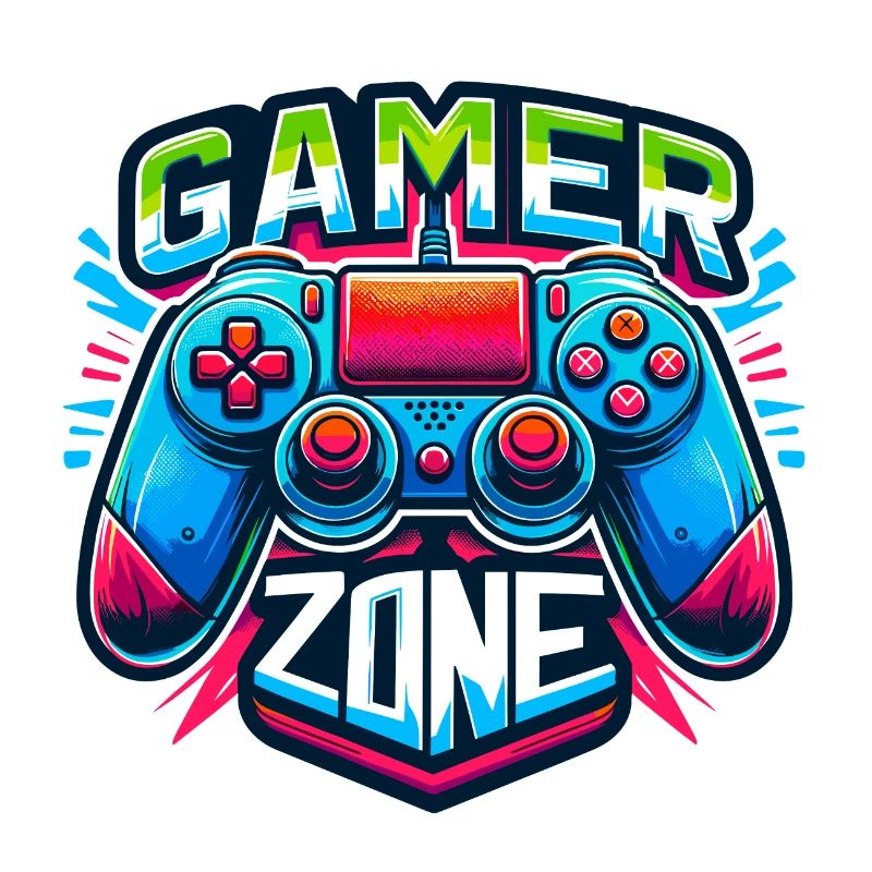 Gamer Zone - Controller Illustration