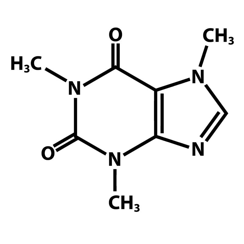 Koffein-Molekül