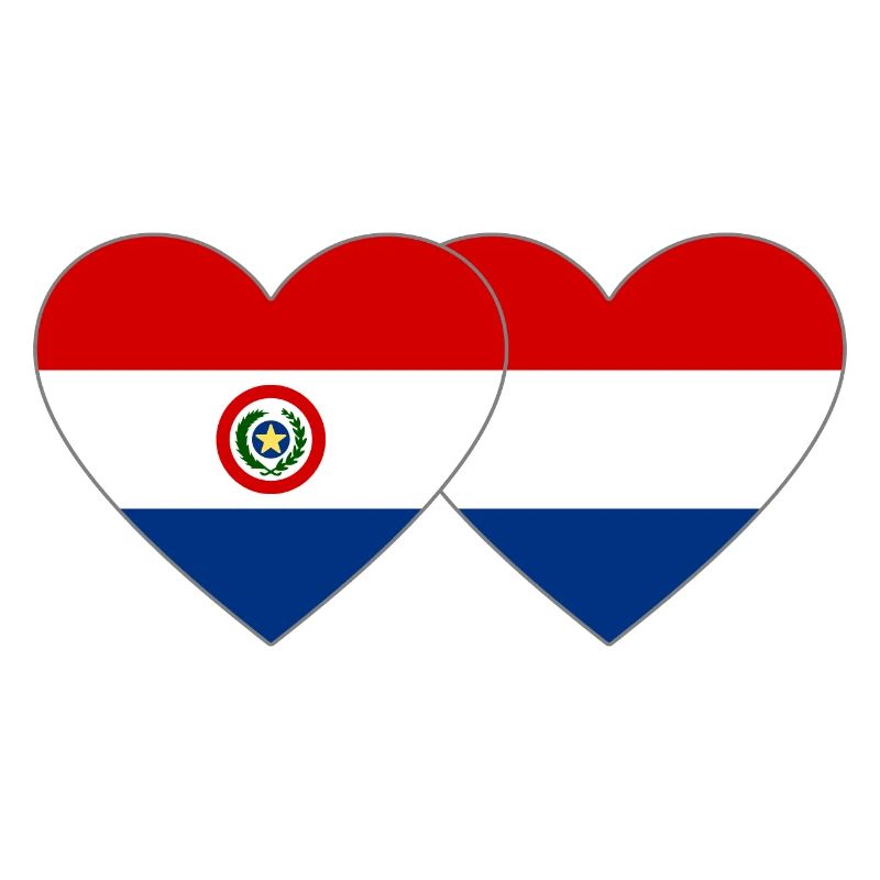 Paraguay Drapeau du cœur de Hollande