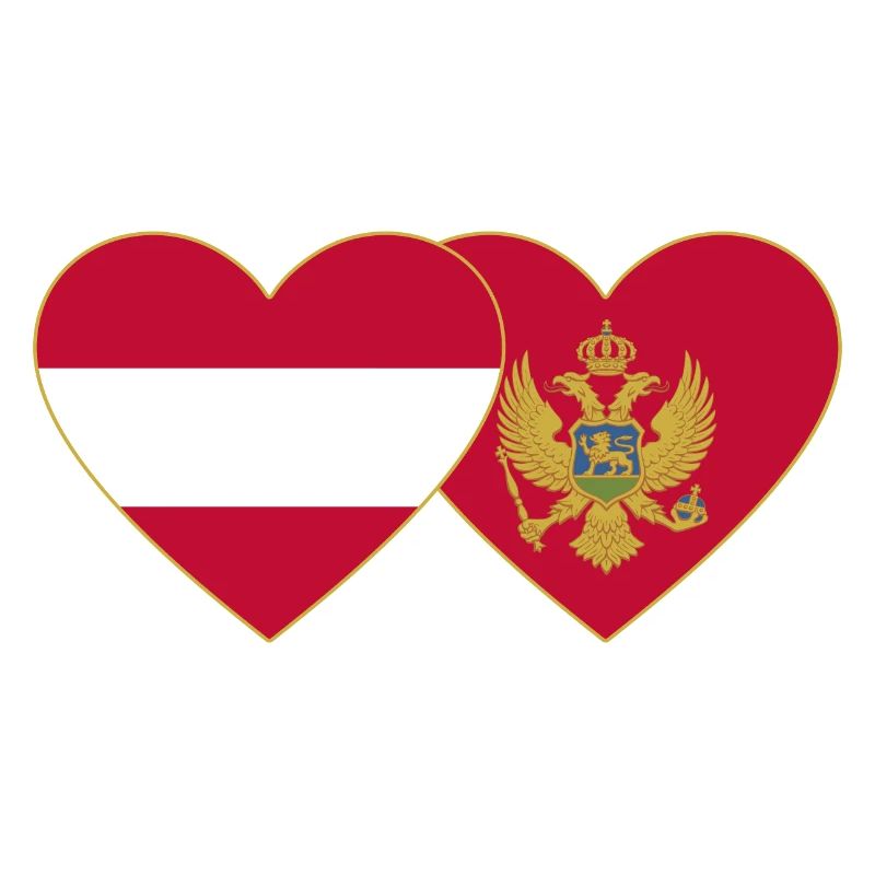 Autriche Drapeau du Montanegro