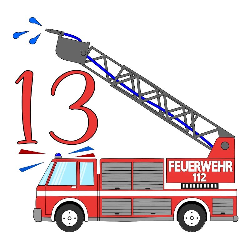 Feuerwehrauto 13. Geburtstag