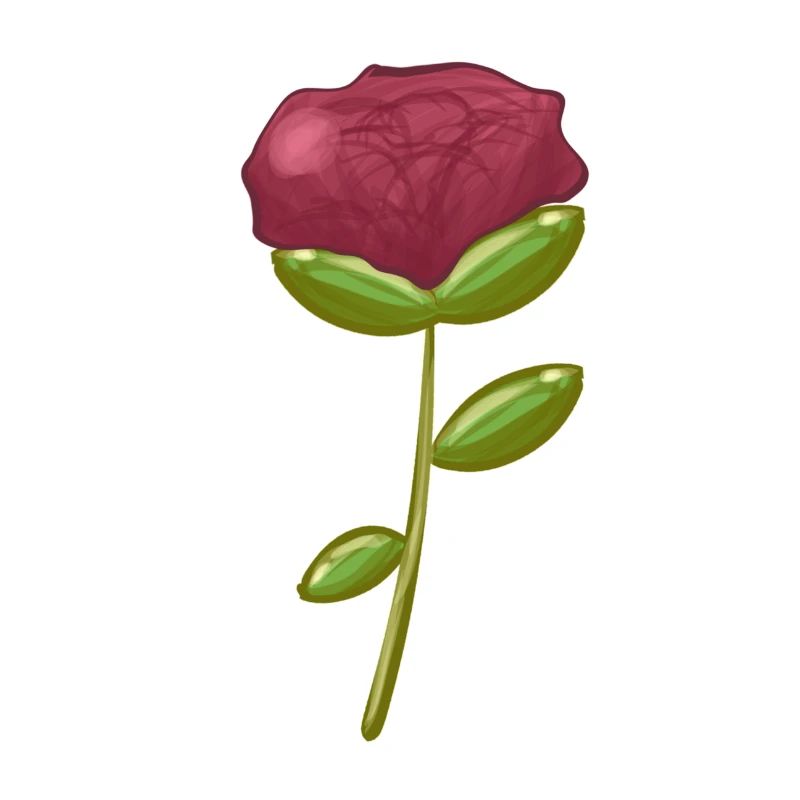Fleur violette symbole nature