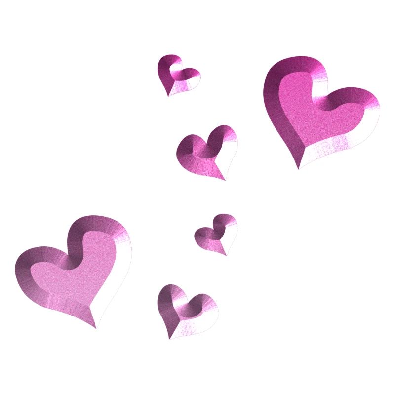 pink heart pattern glitter