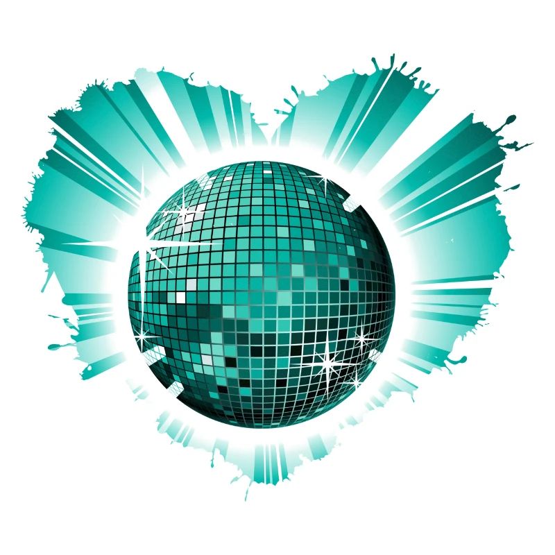 Techno Hard Beats Disco Ball Partypeople Disco