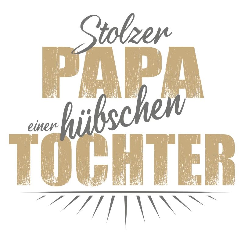 stolzer Papa einer hübschen Tochter Mädchen