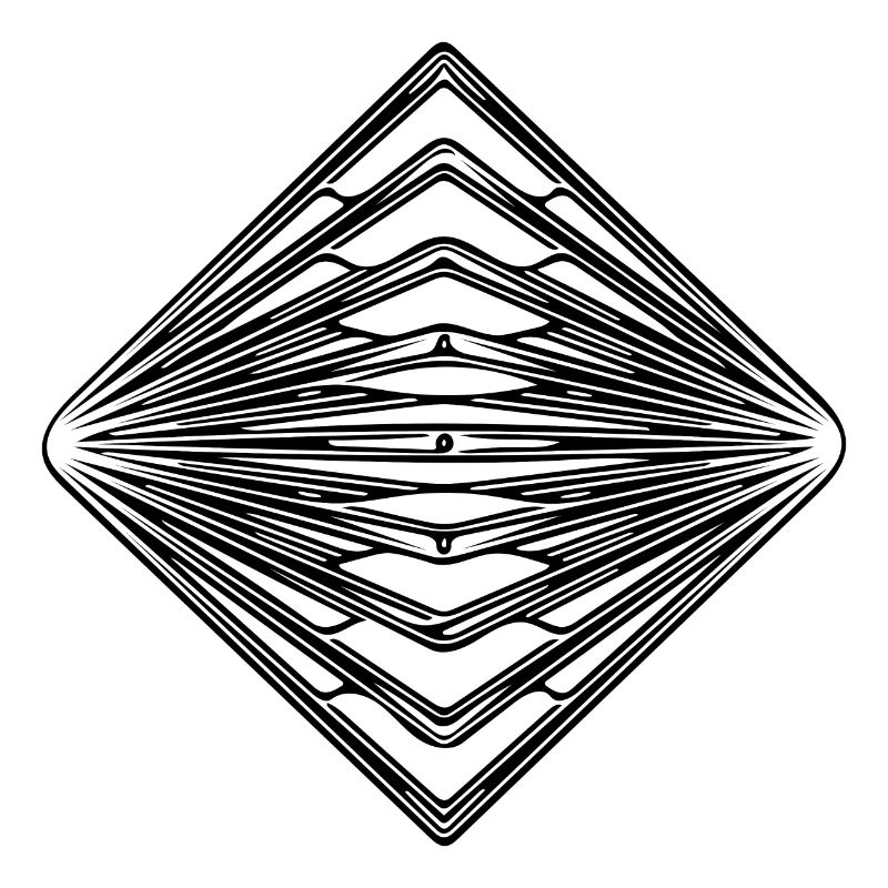 Geometric Vintage Triangle Pattern