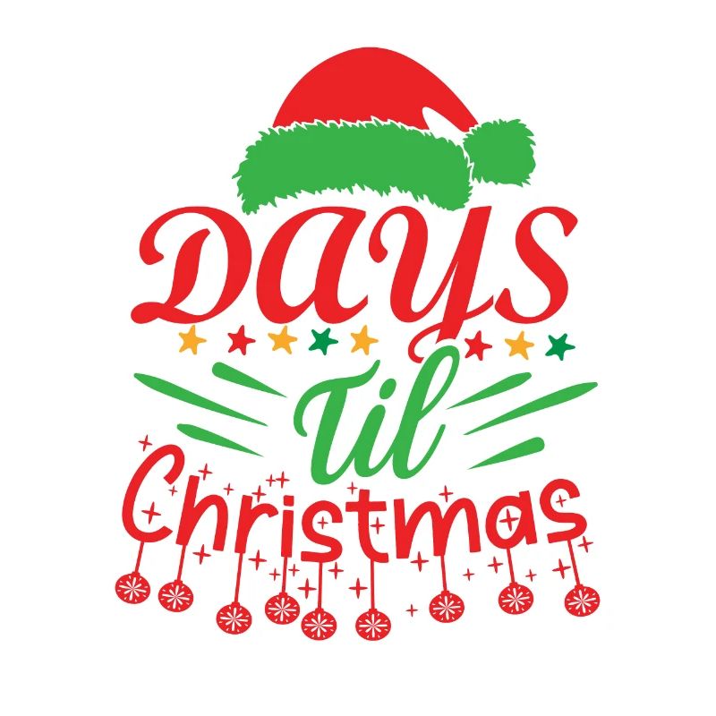 Days until Christmas Norwegian Pattern