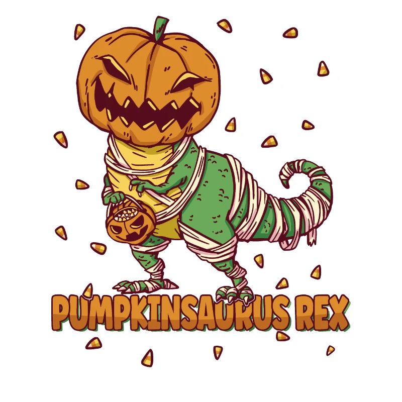 Pumpkinsaurus Dinosaur Funny Halloween T Rex