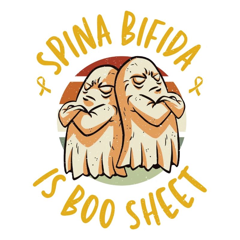 Spina Bifida is Boo Sheet Scary Halloween Ghost