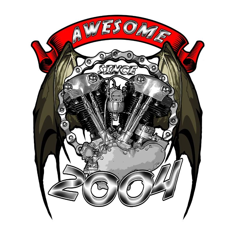 Awesome since 2004, Biker Geburtstag