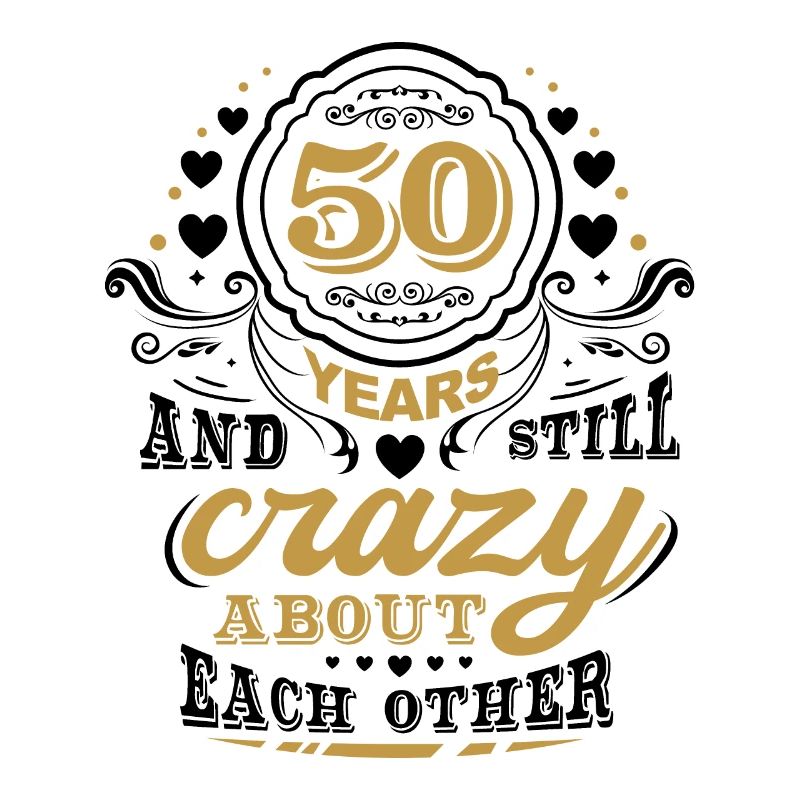 50. Hochzeitstag Ehemann Ehefrau Ehe