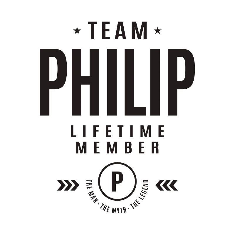 Team Philip Lebenslanges Mitglied Philip Name