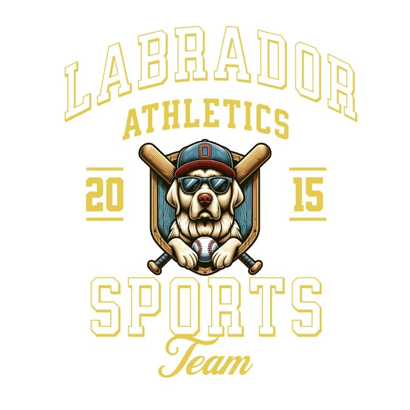 Labrador Athletics Baseball Mignon Conception d’équipe