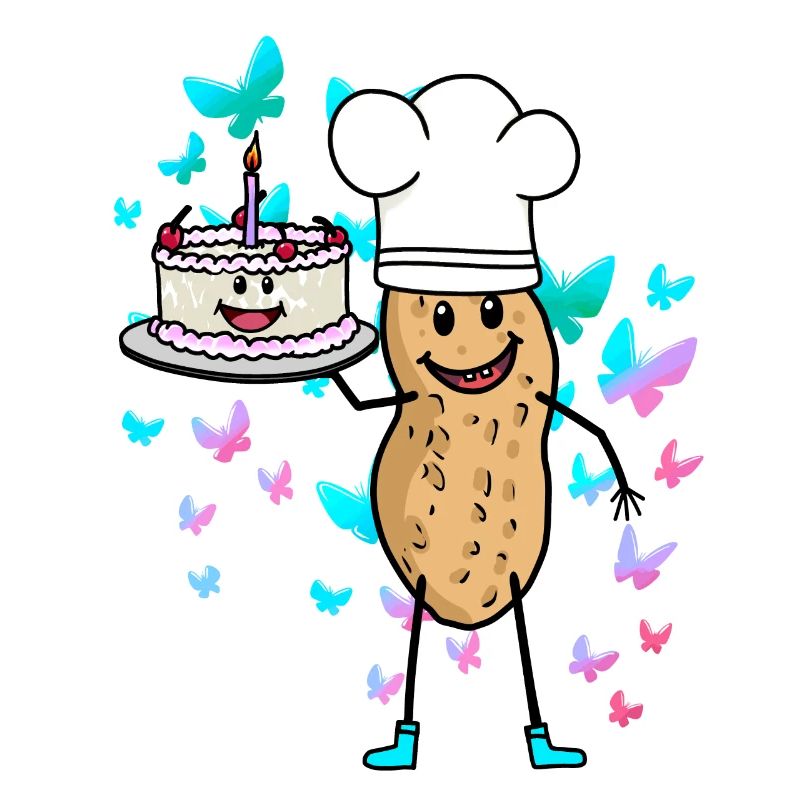 Bäcker Erdnuss Sahnetorte Geburtstag Konditor