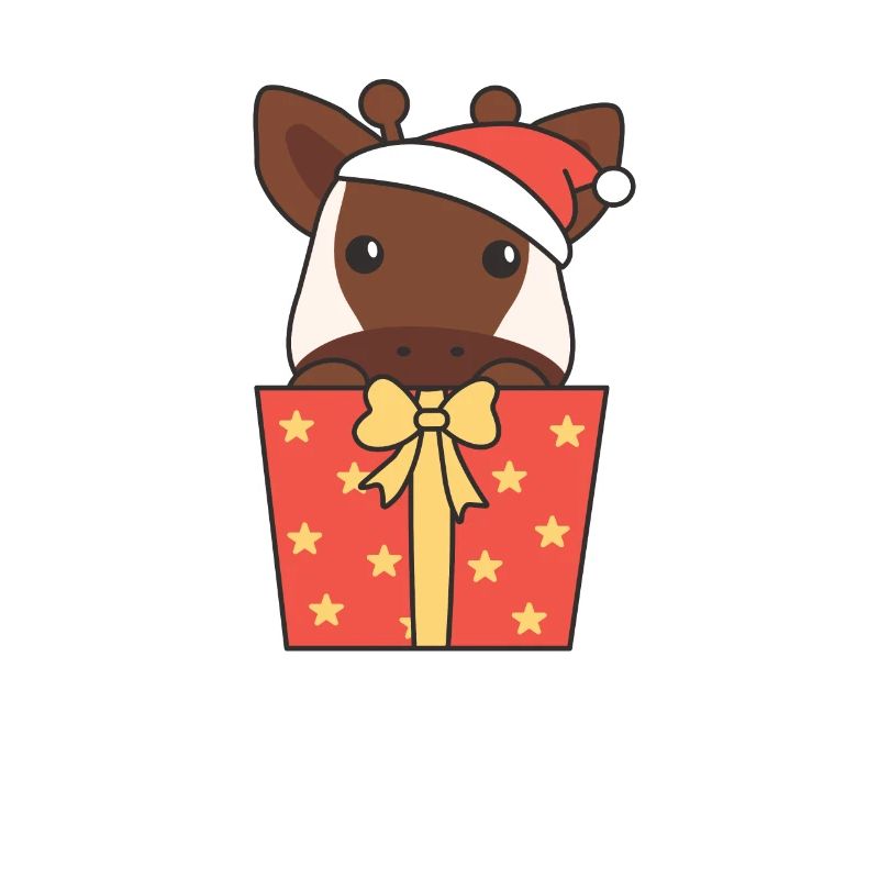 Okapi Cadeau de Noël Animaux d’hiver