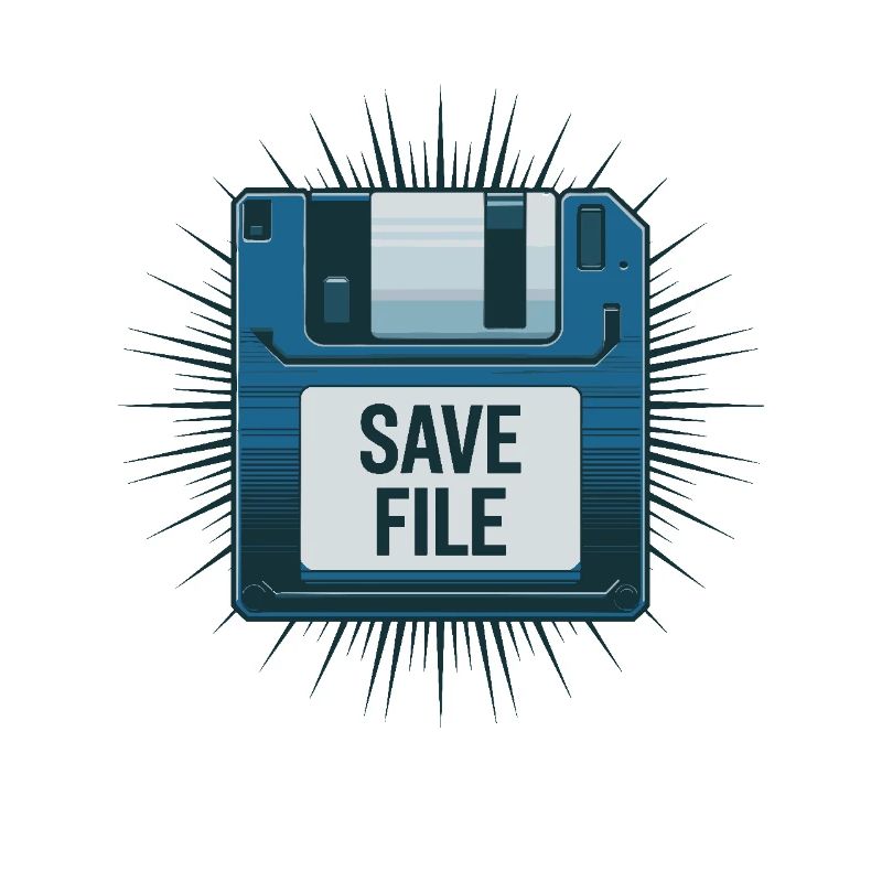 Save Disk Diskette 90s PC für einen Computer
