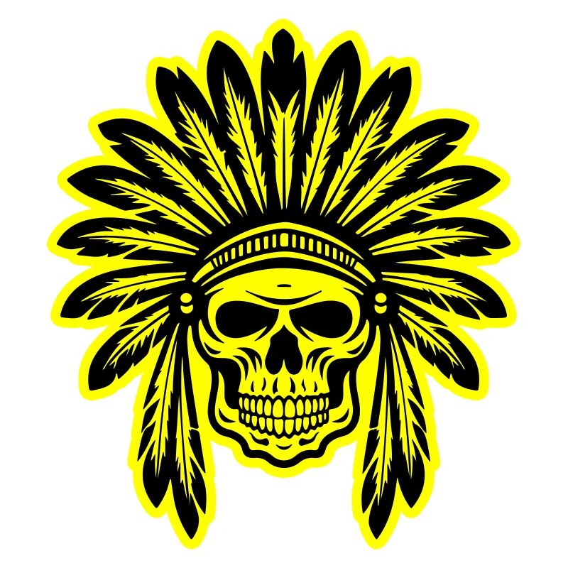 Apache Indian Chief Skull