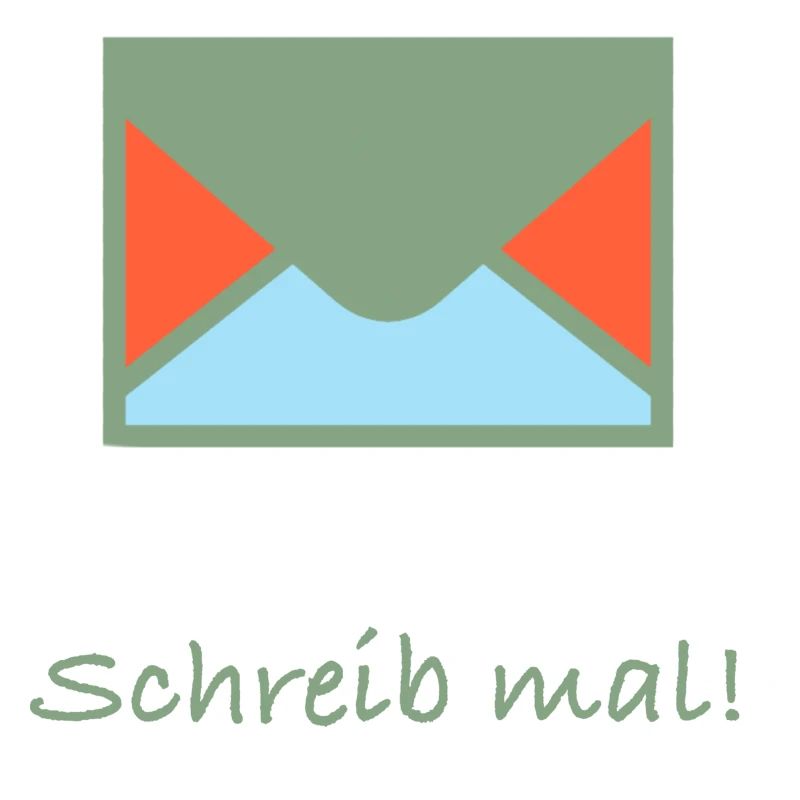 Enveloppe avec le lettrage écrivez !