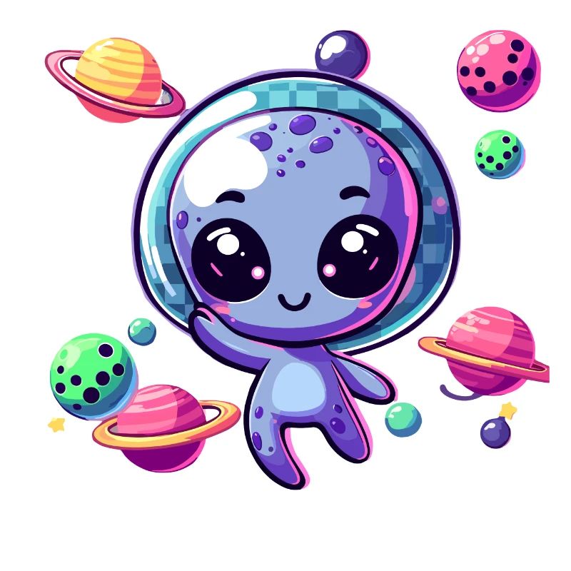 Designs For Kids – Friendly Aliens